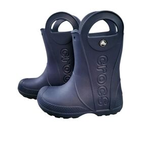 Navy Blue Crocs Rainboots size c12